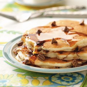 Banana Chip Pancakes