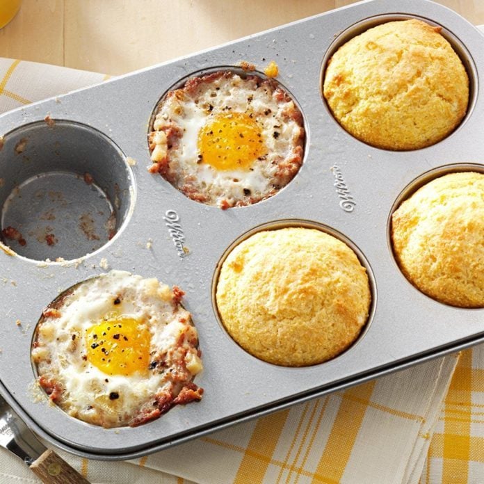 meal in a muffin pan