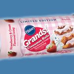 Pillsbury Grands Strawberry & Cream Cinnamon Rolls Are BACK