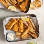 Air-Fryer Fish and Chips