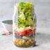 Chopped Greek Salad in a Jar