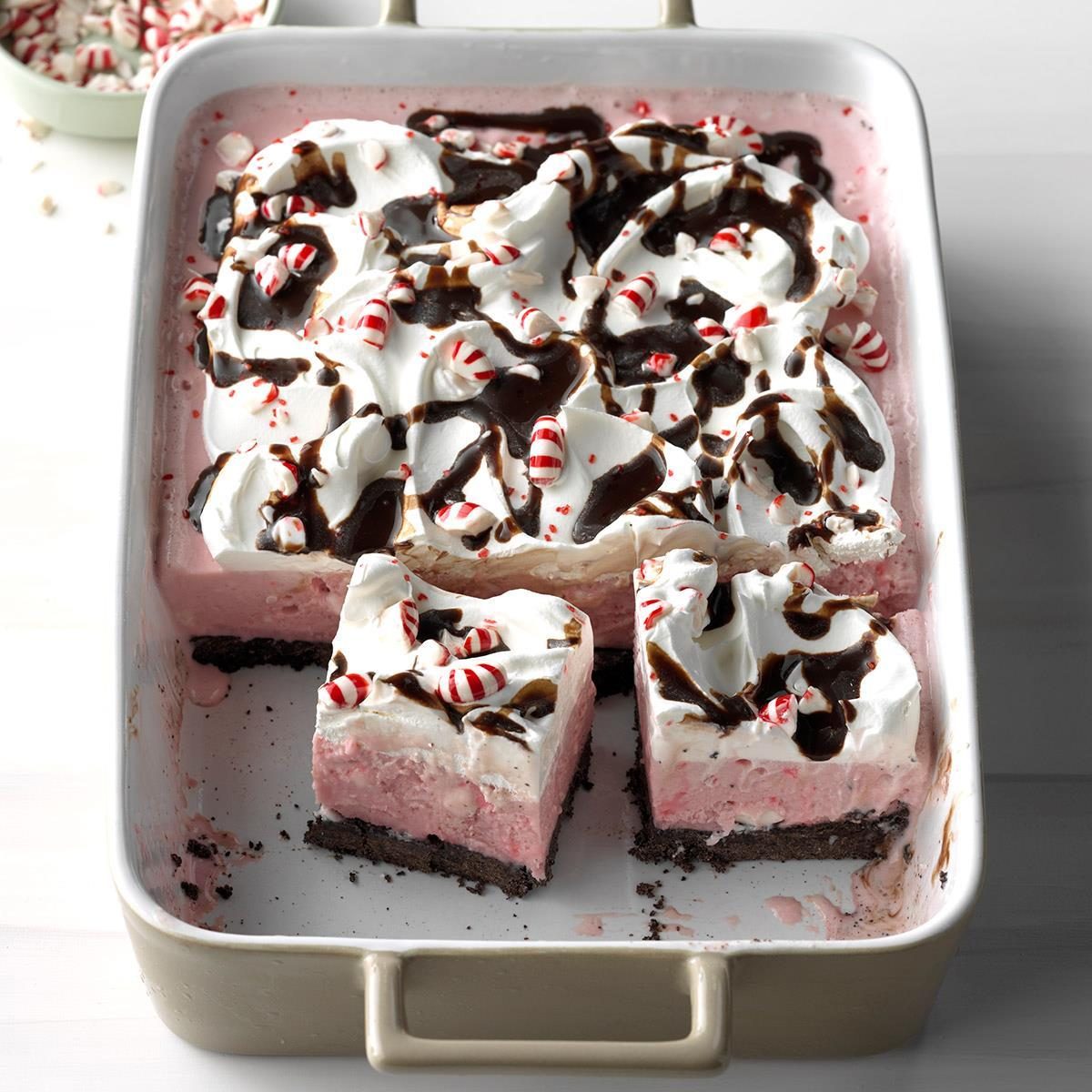 Chocolate Peppermint Ice Cream Cake