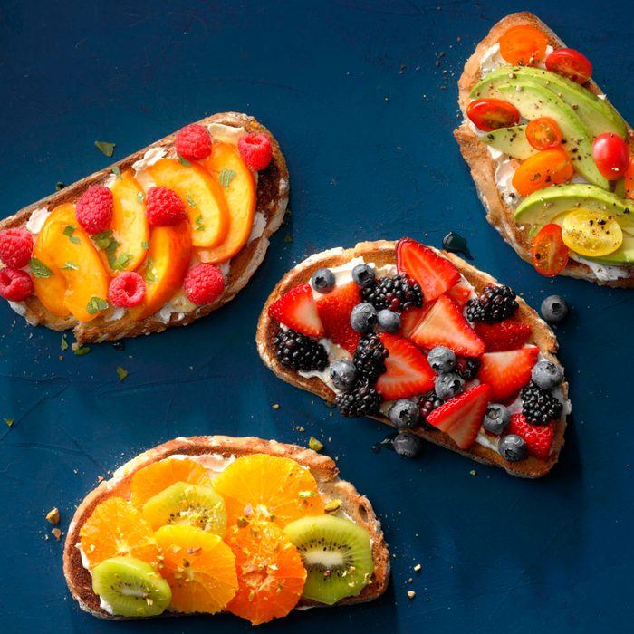 Rainbow Fruit Toast