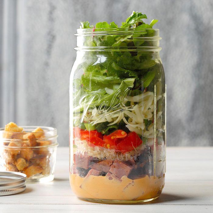 Reuben Salad in a Jar