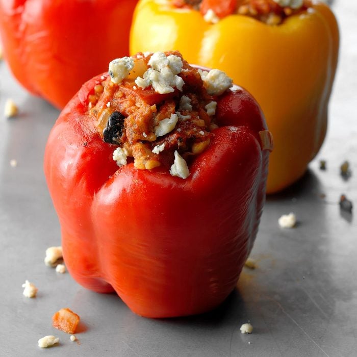 Sausage and Blue Cheese Stuffed Peppers
