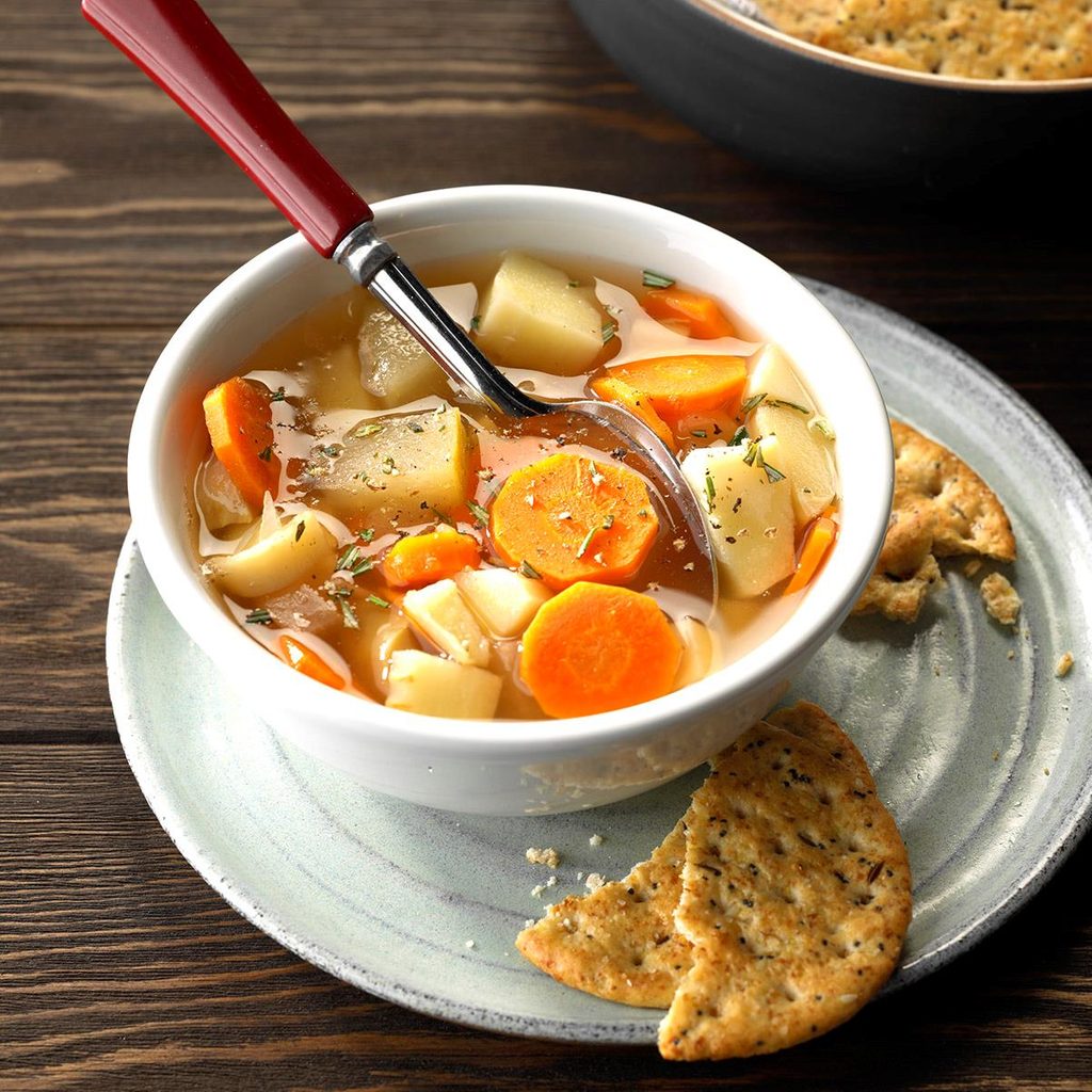 Slow Cooker Parsnip and Apple Soup