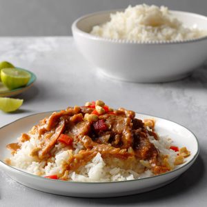 Sweet and Spicy Peanut Chicken