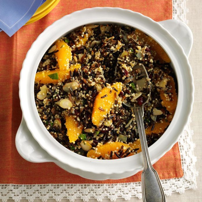 Wild Rice, Quinoa & Cranberry Salad Recipe | Taste of Home