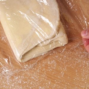 Wrap the pastry in clear film and chill for 30 minutes. Making Puff Pastry Series.