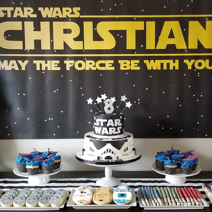 Star Wars Birthday Party desert table idea