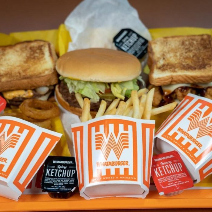 Whataburger food on a tray