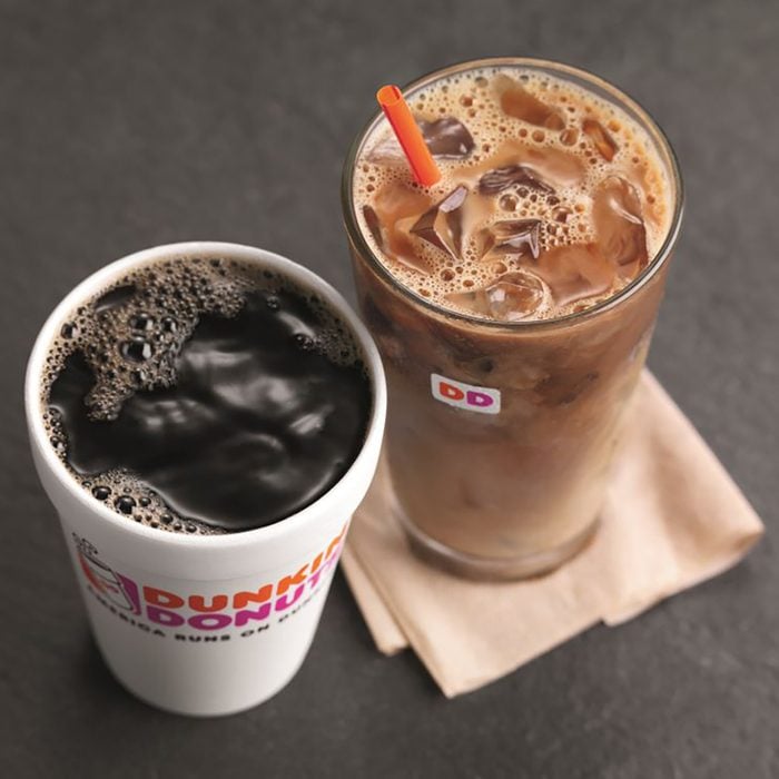 hot and iced coffee