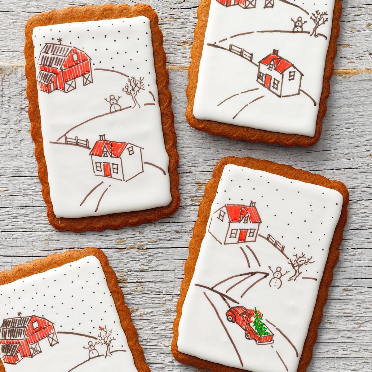 Inspired by Pictionary: Gingerbread Cards