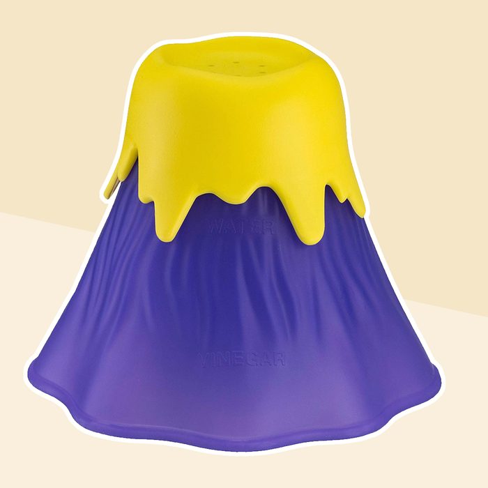 Kitchen Gizmo Volcano Microwave Cleaner - Thoroughly Cleans your Microwave in Minutes with this Fun Erupting Volcano - Purple