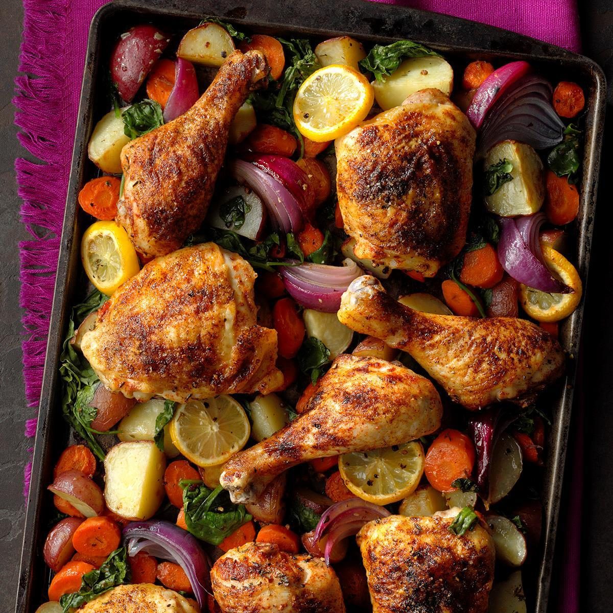 One Pan Roasted Chicken Vegetables Exps Opbz18 232860 B06 28 1b 17