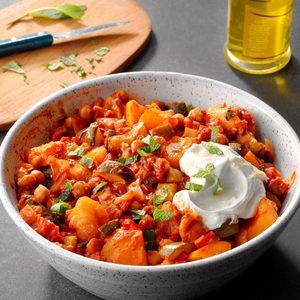 Slow-Cooker Chickpea Tagine