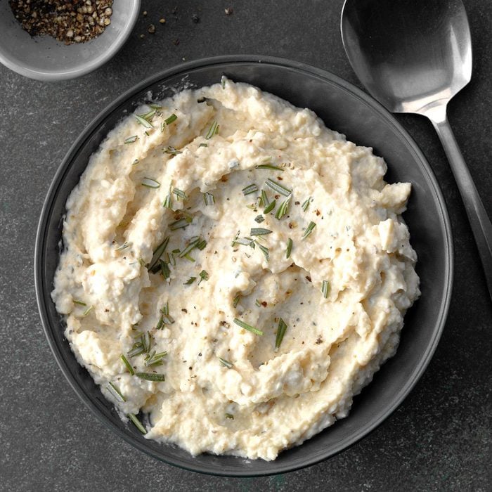 Slow-Cooker Garlic-Rosemary Cauliflower Puree