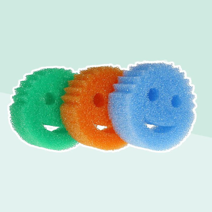 Scrub Daddy - Original Temperature Controlled Colored Scrubber - Scratch-Free & Odor Resistant - 6 Count