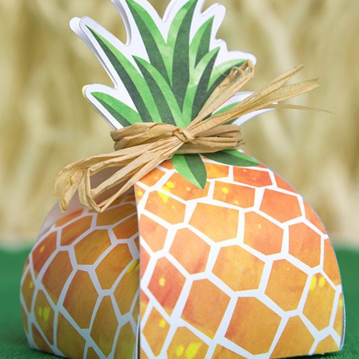 Pineapple Favor Box printable