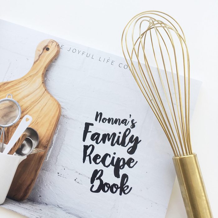 Personalized Family Recipe Book