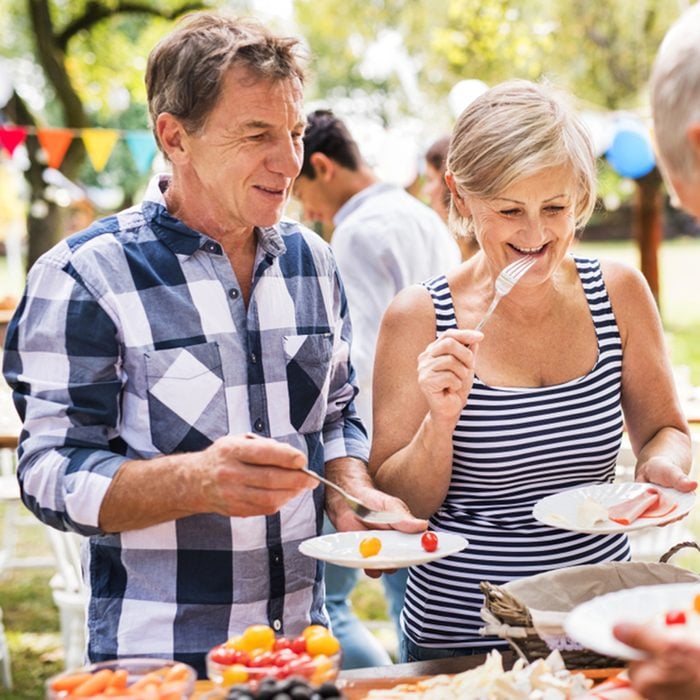 Family celebration or a garden party outside in the backyard.; Shutterstock ID 1109850203; Job (TFH, TOH, RD, BNB, CWM, CM): Taste of Home
