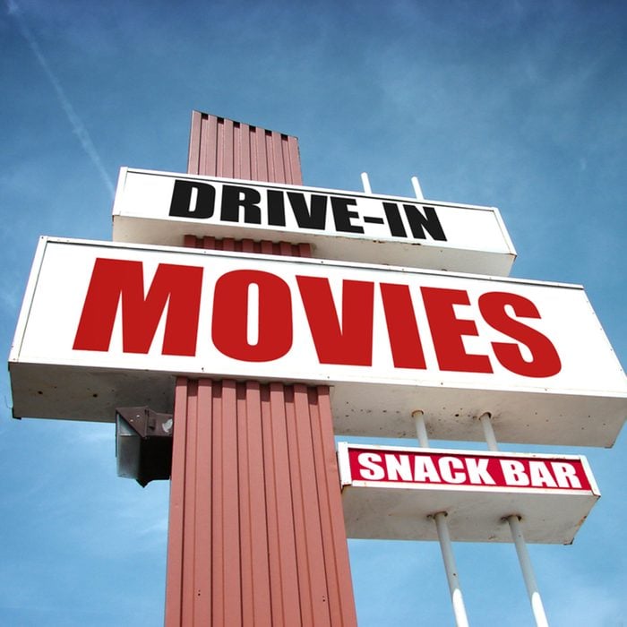 drive-in movies sign