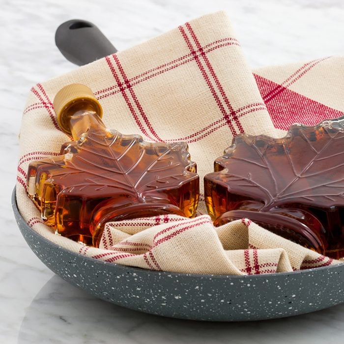 beautyfully styled delicious maple syrup