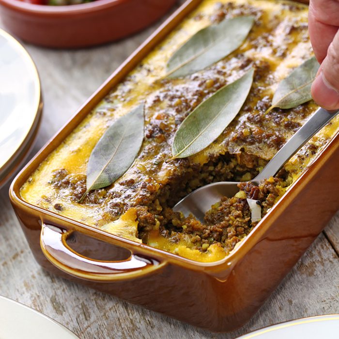 bobotie and yellow rice, south african cuisine