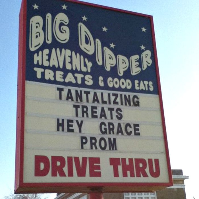 Sign for Converse Big Dipper