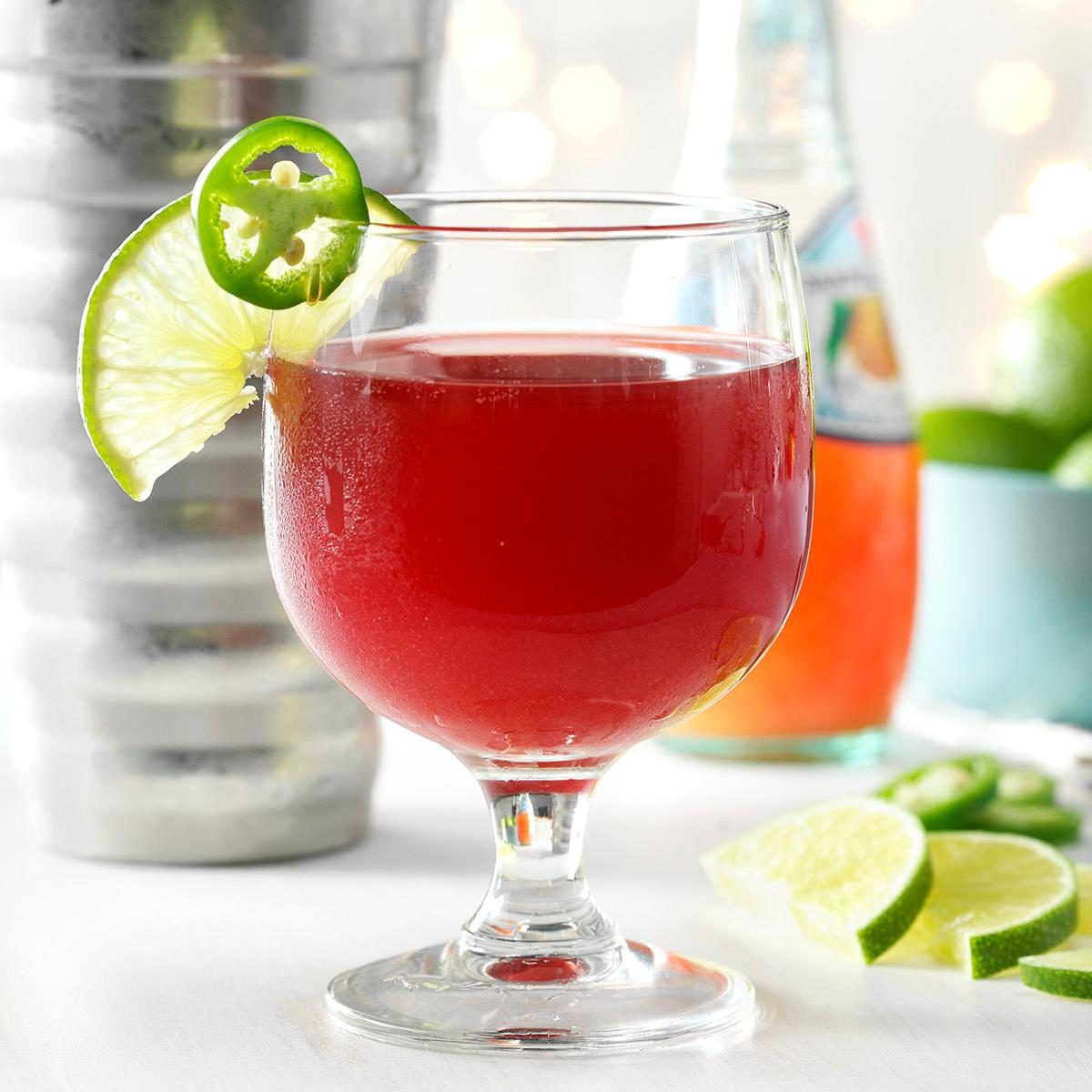 Jalapeno Pomegranate Cocktail