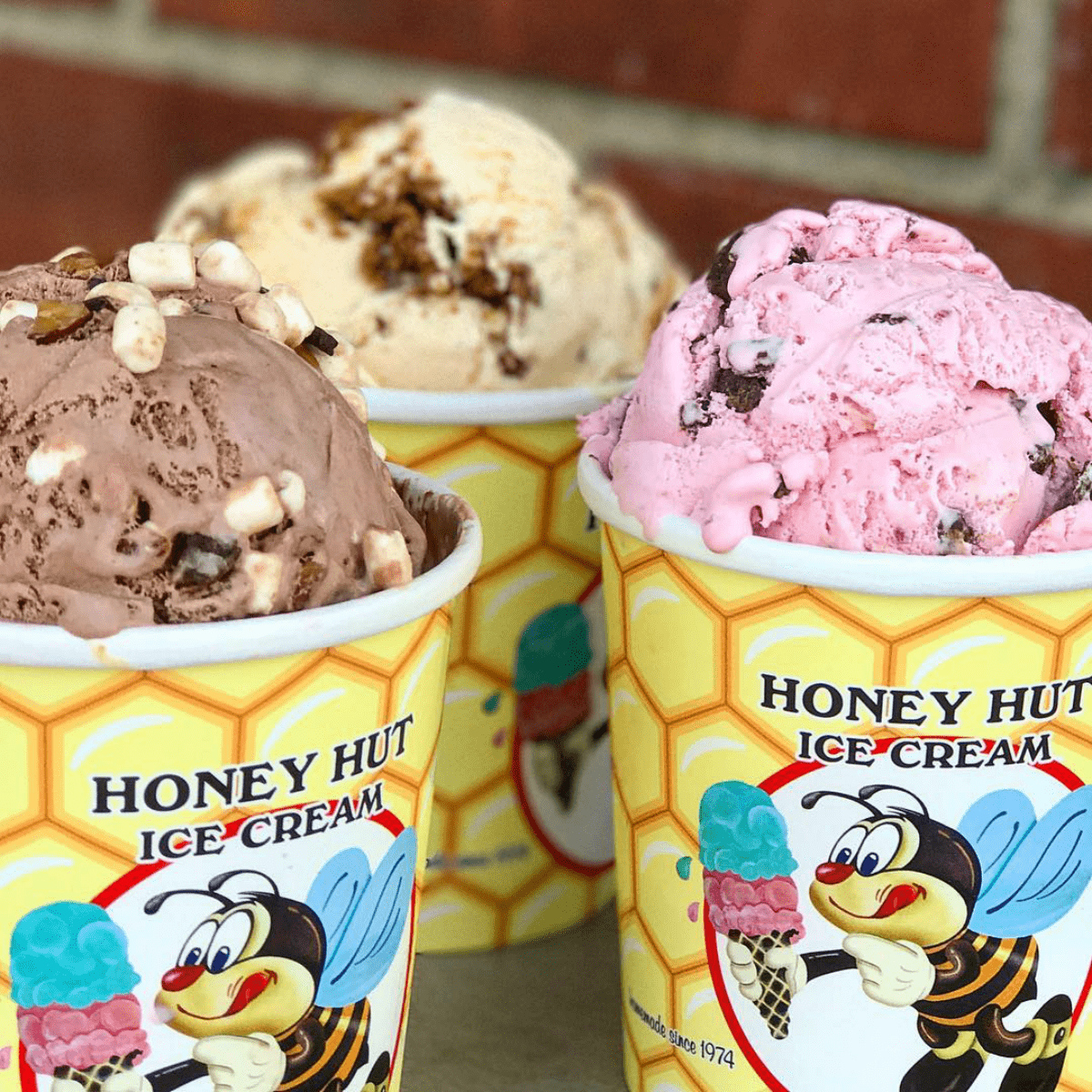 honey hut ice cream in ohio