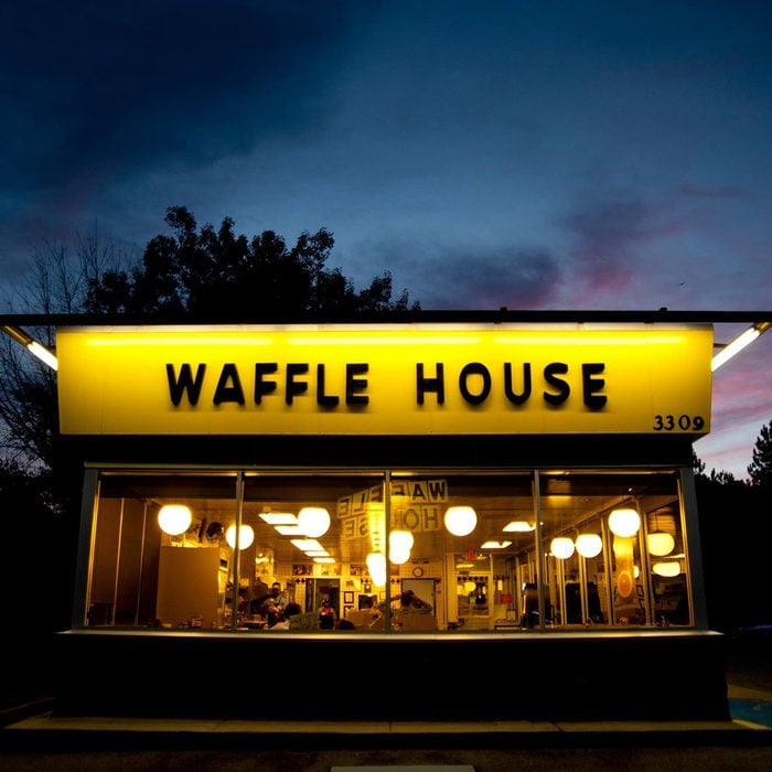 Outside of a Waffle House