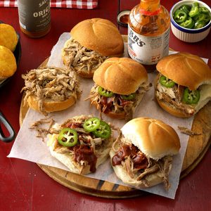 Spiced Pulled Pork Sandwiches