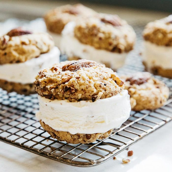 Butter Pecan Ice Cream Sandwhiches