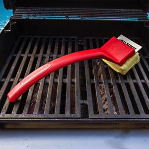 Grill Rescue Brush with Scraper - World's Safest Grill Brush (No Harmful Wire Bristles)