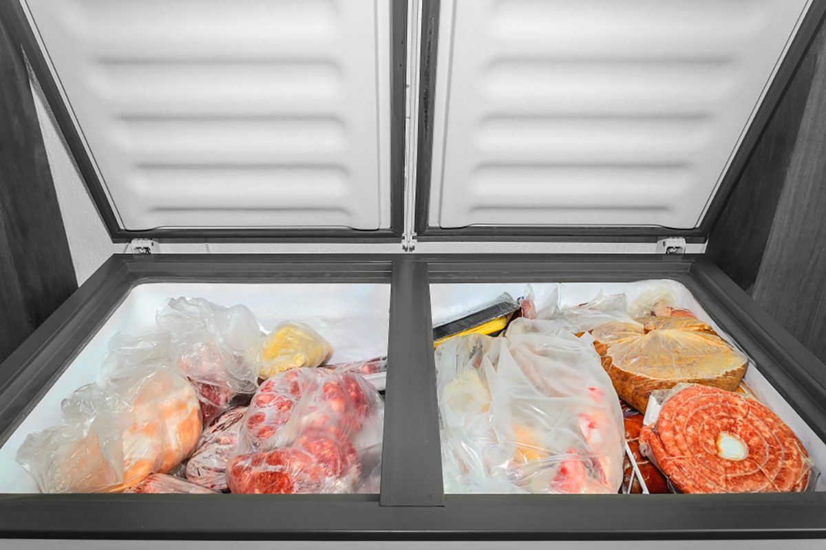 Frozen Food And Ice Cream Deep Storage Chest Style Freezer With