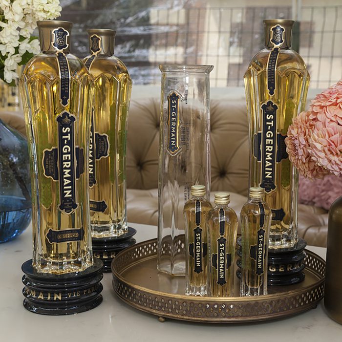Bottles of St. Germain liquor on display at 11th annual Jazz Age lawn party