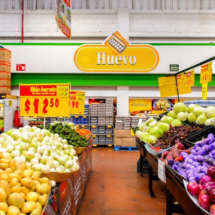Vegetables section of the supermarket Soriana, a Mexican public company and a major retailer in Mexico