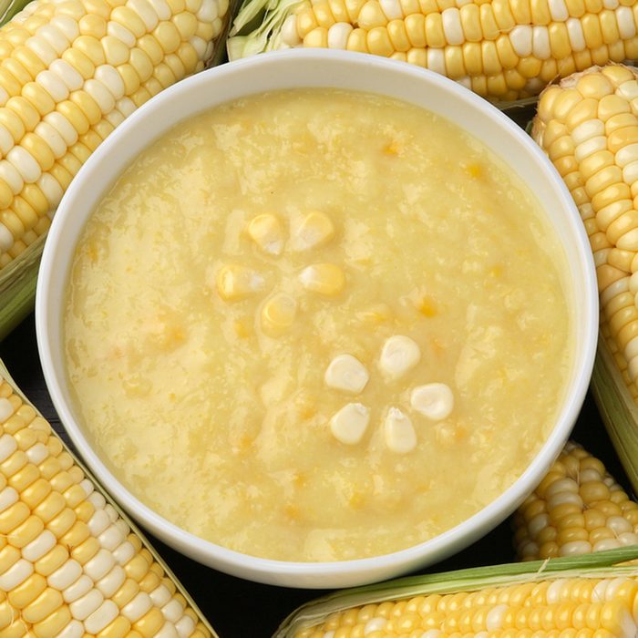 fresh corn cream soup