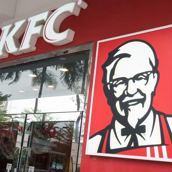 KFC fast food restaurant. 
