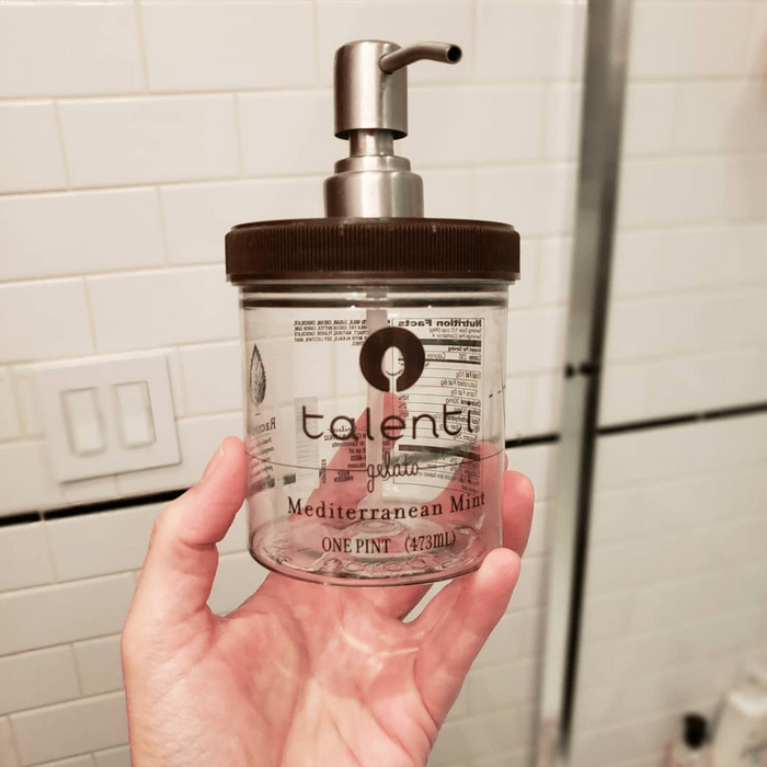 Talenti soap dispenser