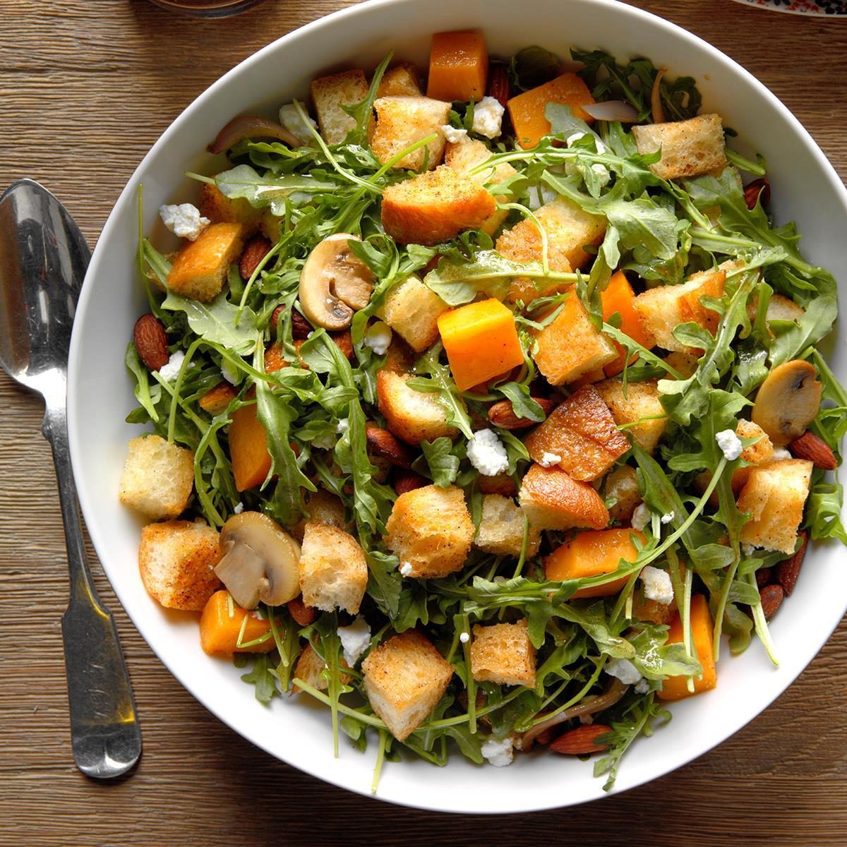 Monday: Butternut Squash Panzanella Salad