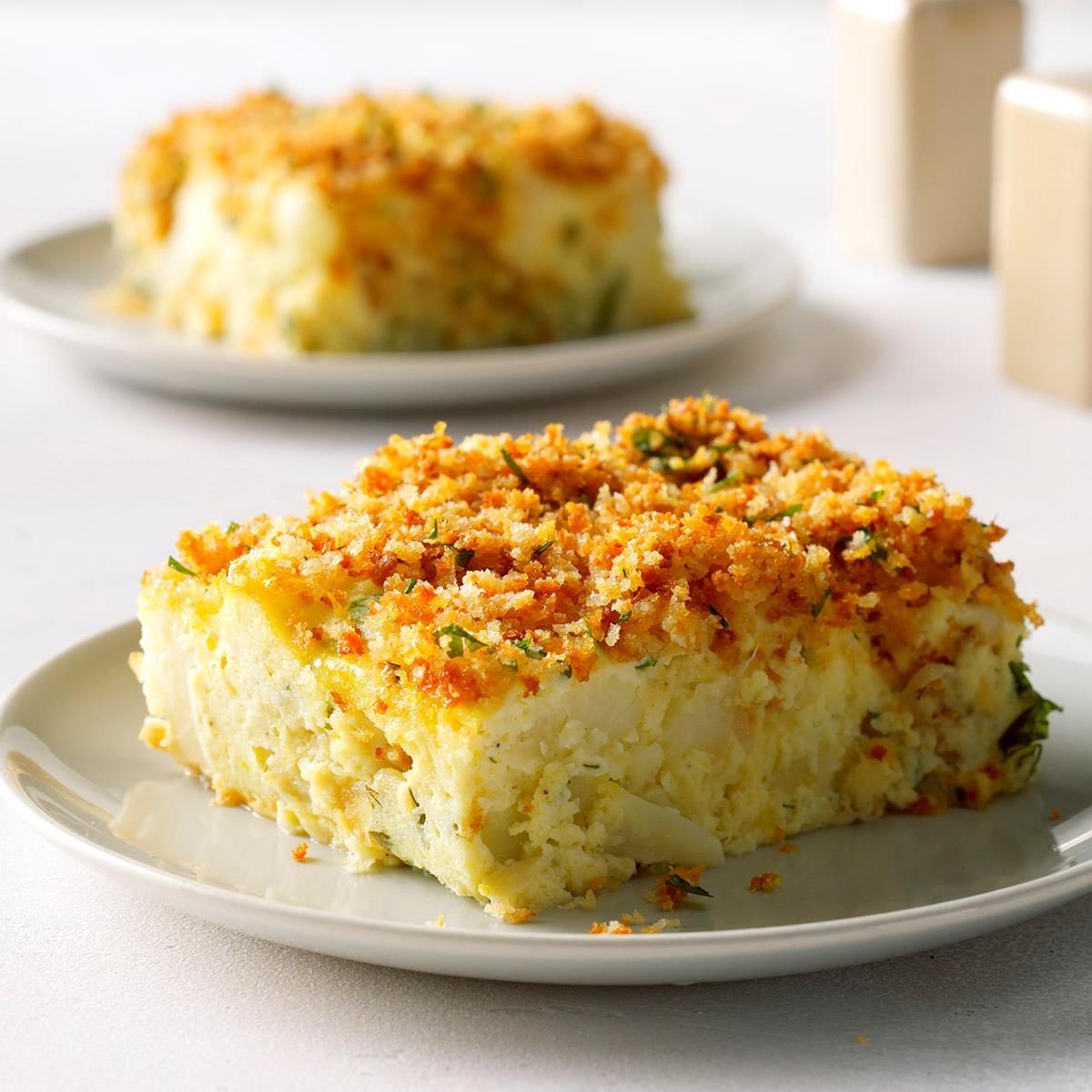 Cauliflower Dill Kugel Recipe | Taste of Home