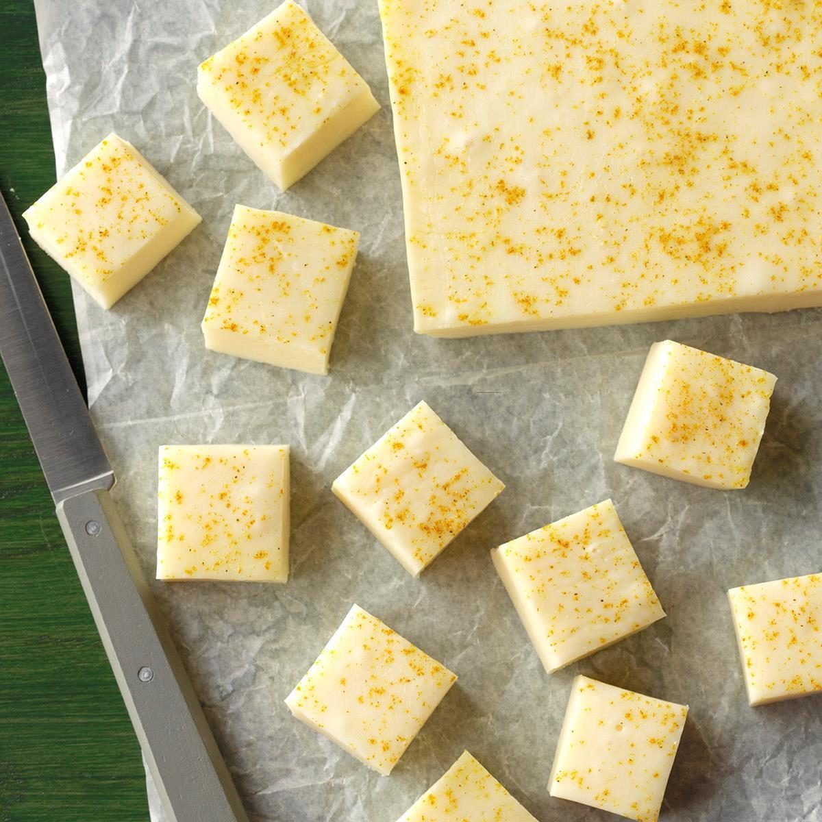 Curry-Kissed Coconut Fudge