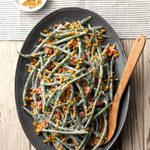 Roasted Red Pepper Green Beans