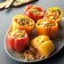 Slow-Cooker Chicken Enchilada Stuffed Peppers