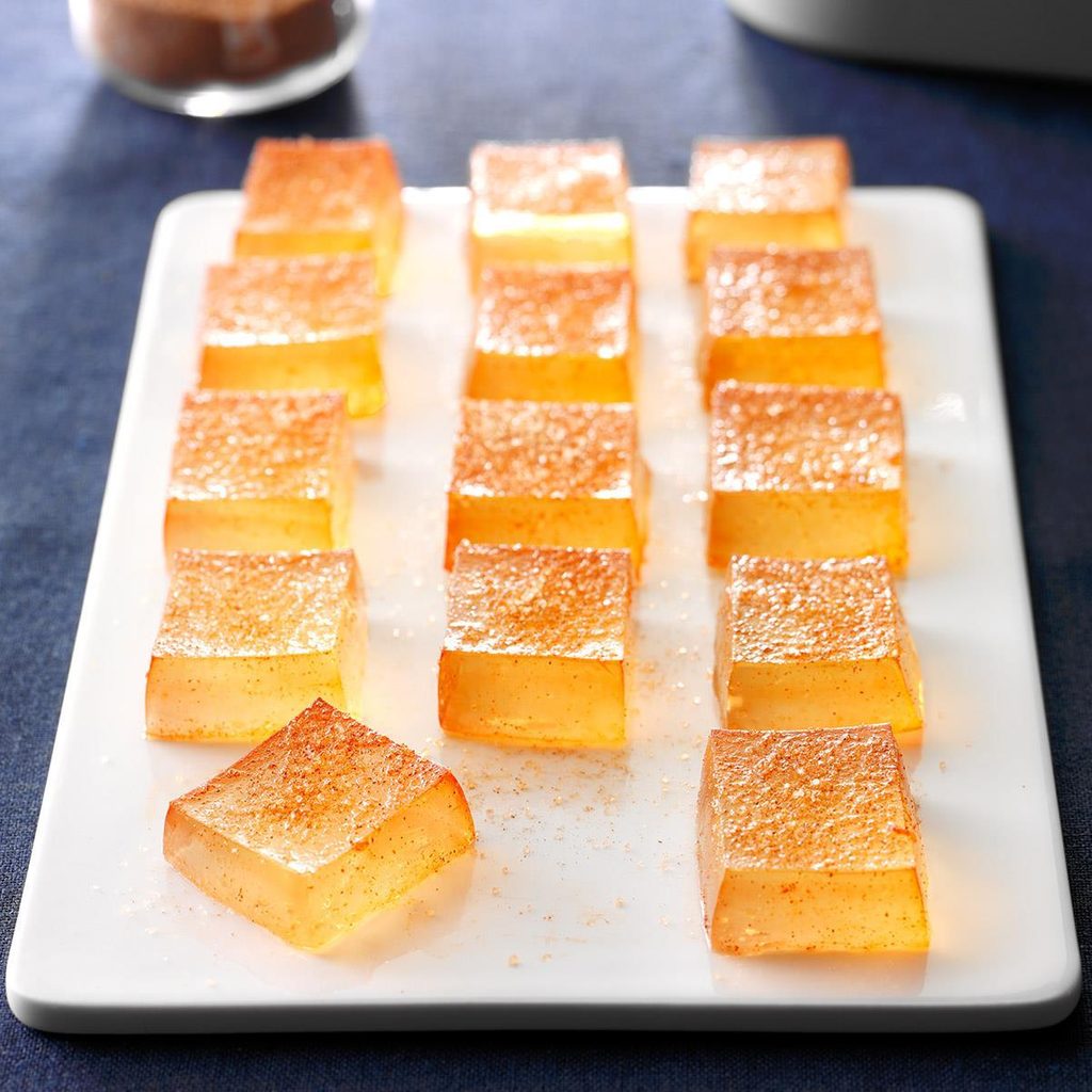 Spiced Apple Cider Jelly Shots