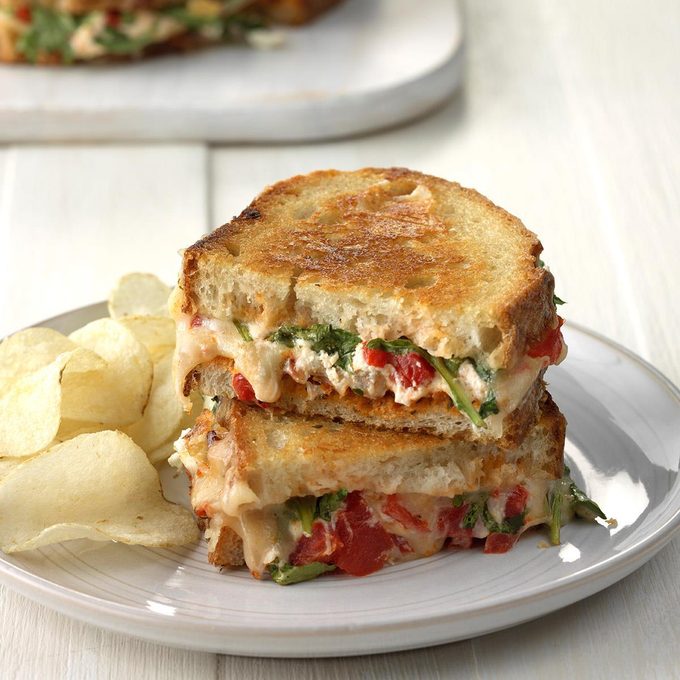 Sun-Dried Tomato Grilled Cheese Sandwich