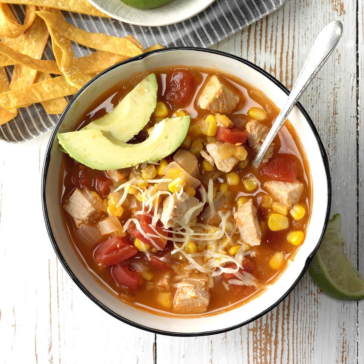 Weeknight Turkey Tortilla Soup