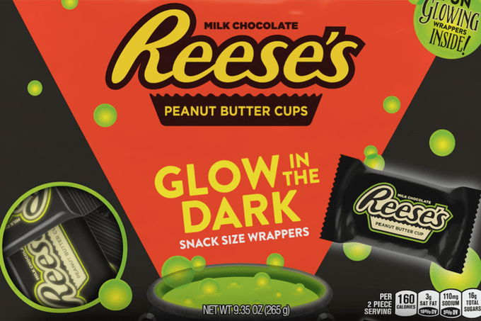 Glow-in-the-dark Reese's